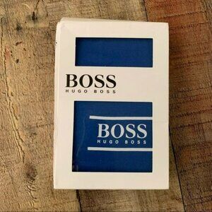 Hugo boss bodywear blue pure cotton crew neck short sleeve t-shirt - S